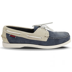 Portland Spinnaker Nubuck | Blue Navy Offwhite