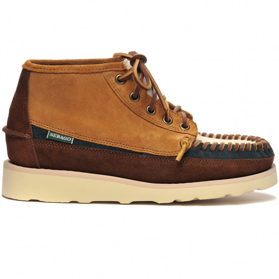 Cayuga Mid Woman | Tan Papyrus Navy Darkbrown