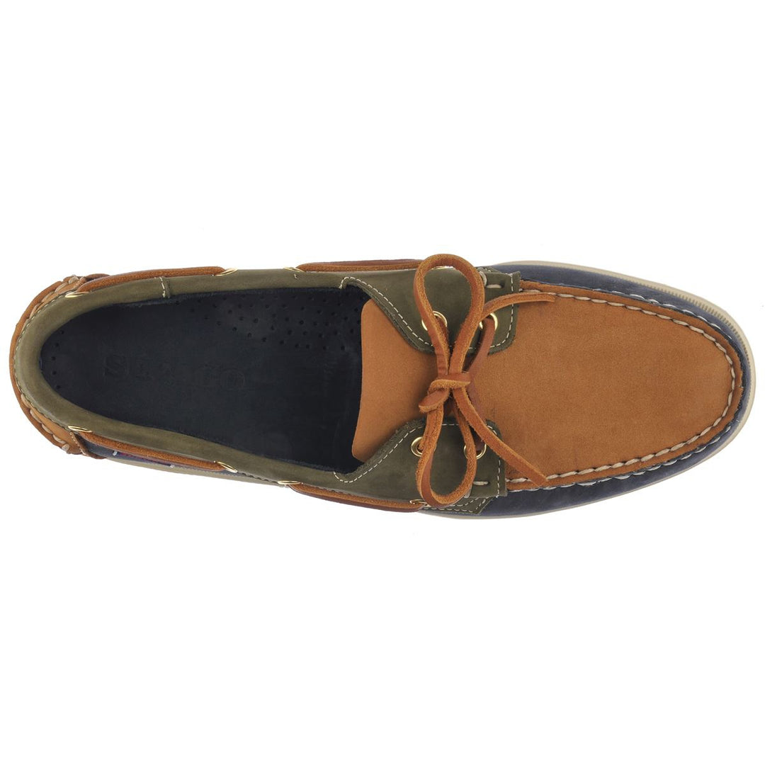 Portland Spinnaker Nubuck | Blue Navy Beige Camel Green Musk