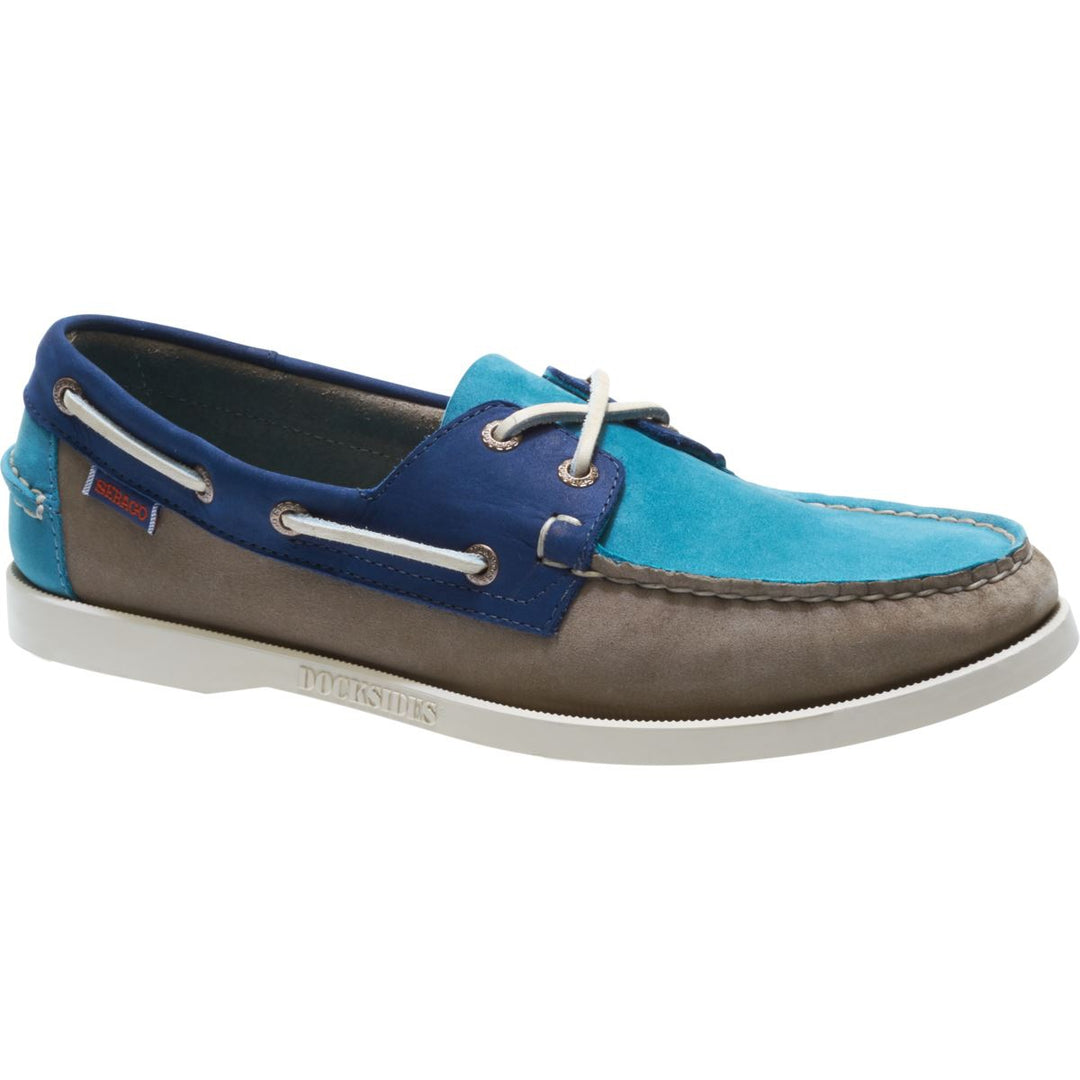 Portland Spinnaker Nubuck | Taupe Teal Blue Navy