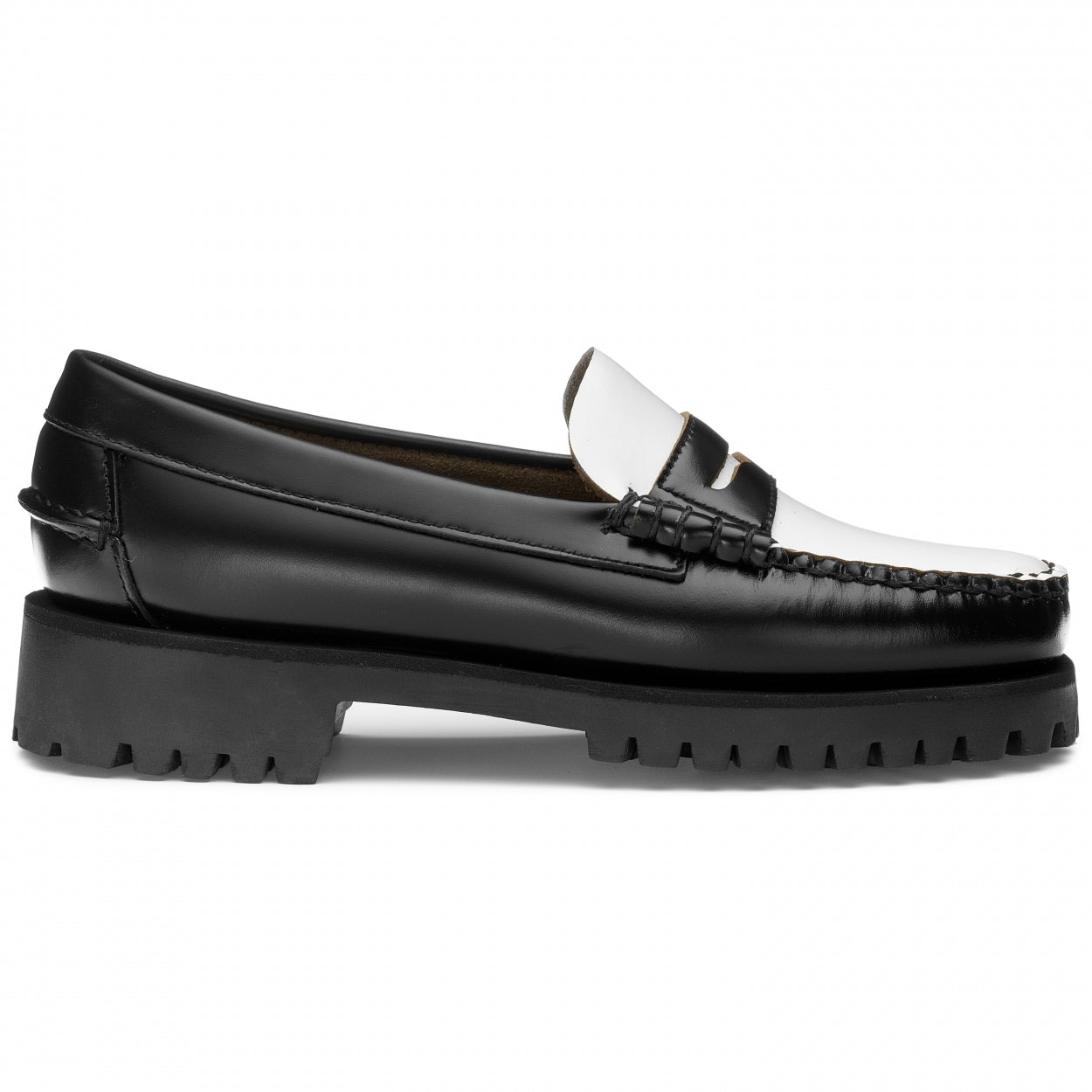 【関税込み】Sebago ブラック&ホワイト Dan Lug ローファー Dan Lug Woman | Black White – Sebago Store