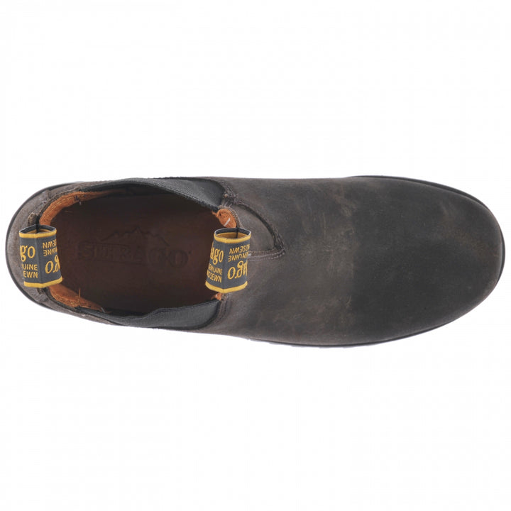 Yansa Lug Suede Waxy  Woman | Total Dark Brown